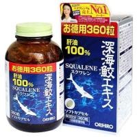 ราคา ORIHIRO Squalene 360 น้ำมันตับปลาฉลาม น้ำลึก 99.6% น้ำมันตับปลา น้ำมันปลา ญี่ปุ่น บำรุงสมอง 360เม็ด (6951690805)