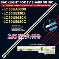 ราคา SHARP 50 INCH TV BACKLIGHT LC 50UA330X 50UE330X 50UE630X 50UE630C 6202B000A1300 50UA LED BL LAMP (46608752807)