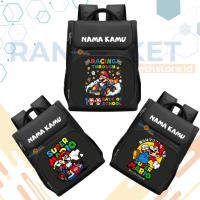 ราคา Super Mario Bros Character โรงเรียนอนุบาล/กระเป๋าเป้สะพายหลังโรงเรียนประถมศึกษา I Mario Bros กระเป๋านักเรียนประถม/อนุบาล [ชื่อฟรี] (56758371213)