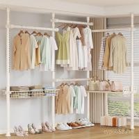 ราคา Step-in ไม้แขวนเสื้อชั้นยืน Retractable Storage Top- Drying ห้องนอน Handy เครื่องมือประเภท Coat Rack AMQM (42479962548)
