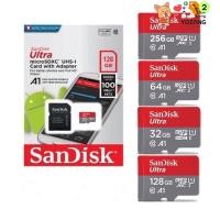 ราคา Sandisk Ultra microSD Card ความเร็ว 100MB/s ความจุ 32GB 64GB 128GB 256GB 512GB Class10 A1เมมโมรี่การ์ด การ์ดหน่วยความจำ_ (25752705892)