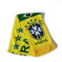 ราคา ผ้าพันคอทีมชาติ brazil ผ้าเชียร์ทีมฟุตบอล ทีมชาติ บราซิล ผ้าพันคอ ขนาด140x17 ซม. (22836539354)