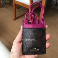 ราคา COACH SIGNATURE LANYARD ID CASE (40093846)