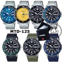 ราคา !!ประกัน1ปีและกล่อง CMG!! CASIO รุ่น MTD-125 นาฬิกาผู้ชาย ทรงสปอร์ต กันน้ำ100 เมตร MTD MTD125 MTD-125D (28422972366)