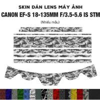 ราคา Canon EF-S 18-135mm f3.5-5.6 IS STM เลนส์สกิน (หลายรุ่น) | Decal Film 3M สติ๊กเกอร์กันรอยเลนส์กล้อง 18-135 mm (44856788109)