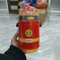 ราคา กระติกน้ำแบบมีหลอดดูดลายอันปังแมน (Anpanman) ของ LEC (57300242689)