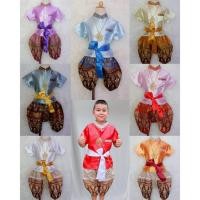 ราคา ชุดไทยเด็กชายพี่หมื่นผ้าต่วน-ขลิบลายใหญ่ (51053507430)