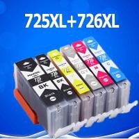 ราคา PGI 725 CLI 726 หมึก PGI725 CLI726 ดำ PGI725XL CLI726XLหมึกรีฟิลเหมาะสำหรับ Canon iP4870 iP4970 iX6560 G8270 (3660890371)