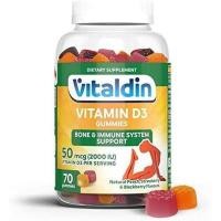 ราคา VITALDIN Vitamin D3 Gummies - 2,000 IU Per Daily Dose - 70 Gummies (อุปทาน 1 เดือน); รสผลไม้ - วิตามินดีสําหรับระบบภูมิคุ้มกันและกระดูก - ปราศจากกลูเตน - เหมาะสําหรับเด็กและน้ํา (52710829792)