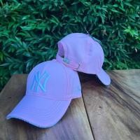 ราคา หมวกขาวสีชมพู New York / Ny Cap Mini Fon / หมวกเบสบอลลําลอง - Oritopi (45510534112)