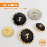 ราคา ✅กระดุมสูทโลหะขาสอย Suit Buttons #BA13-252 ขนาด 15MM, 21MM [พร้อมส่งในไทย] (43867395496)