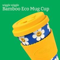 ราคา [กระดิกกระดิก] Bamboo Eco Mug Cup 400ml (42657090915)