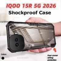 ราคา IQOO 15R 5G 2026 Transprent AirBag เคสโทรศัพท์สําหรับ iQOO 15R iQOO15R iQOO15 15 R15 5G 4G 2026 กันชนกันกระแทกปลอกล้างฮาร์ดปกหลัง (45406395270)