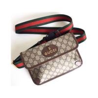 ราคา New Gucci GG supreme belt bag สวยมาก รุ่นเดียวกับแม่แพทจ้า ปรับได้ถึง 50 นิ้วเลย (2396067425)