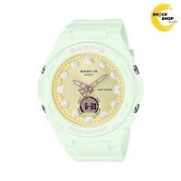 ราคา CASIO BABY-G นาฬิกาข้อมือผู้หญิง รุ่น BGA-320FH-3A ซีรีส์ BGA-320 วัสดุเรซิ่น สีเขียว เบบี้จี (50805159356)