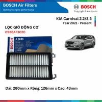 ราคา BOSCH กรองอากาศ 0986AF3020 กรองอากาศเครื่องยนต์รถยนต์สําหรับ KIA Carnival 2021 เพื่อส่งปัจจุบัน (47504337851)