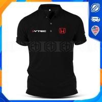 ราคา Baju Polo T เสื้อ XS-7XL Honda i VTEC Sulam Racing ประเภท R Civic Motorsport Casual Cotton เสื้อยืด Unisex Tshirt Pakaian (40477507562)