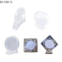 ราคา กล่องเหรียญ RUN พร้อมขาตั้งแคปซูลเก็บเหรียญทรงกลมโปร่งใสผู้ถือคอนเทนเนอร์เหรียญที่ระลึกรวบรวม (57860483323)