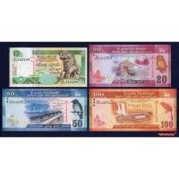ราคา ธนบัตรจัดชุด ศรีลังกา Sri Lanka 4 ใบ ปี 2005-2021 P-SET4 10-100 รูปี สภาพใหม่เอี่ยม 100% UNC ไม่ผ่านใช้ สำหรับสะสม (22885368220)