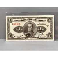 ราคา ธนบัตรรุ่นเก่าของประเทศโบลิเวีย ชนิด1Bolivianos ปี1928 UNC (22036075082)
