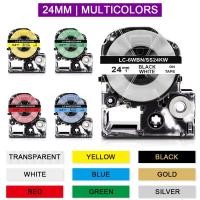 ราคา 24mm SS24KW ST24KW SC24YW Compatible Epson Label Cartridge SS12KW for Epson Labeling Machine Labelworks LW-600P LW-700 L (21757483782)
