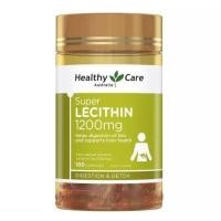 ราคา Healthy Care Lecithin 1200mg 100caps (45360277404)