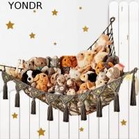 ราคา YONDR เปลญวนสัตว์ยัดไส้, ตาข่ายเก็บเปลญวนของเล่นความจุยักษ์จัมโบ้, แขวนเปลญวนเชือก|ที่วางตาข่ายของเล่นตาข่ายสามเหลี่ยมมุมผนัง (50910883398)