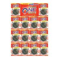 ราคา ♠️Shopaom61 One-Brite ฝอยขัดสเตนเลสใหญ่พิเศษ ขนาด 8 กรัม รุ่น 205-82 (14ชิ้น/แผง) สินค้าในไทย (41054414776)