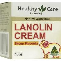 ราคา Healthy Care Lanolin Sheep Placenta Facial Cream 100g ลาโนลินดูแลสุขภาพด้วยรกแกะ ครีมบำรุงผิวหน้า (53860942130)