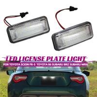 ราคา 2x LED License Plate Lights For Subaru Forester For Legacy For Toyota 86 GT-86 FT-86Number Plate La (45603160830)