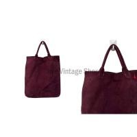 ราคา กระเป๋าทรงถือใบเล็ก แบรนด์ TASINAMI หนังแท้ทั้งใบ สีม่วง ทรงถุง ทรงแข็ง งานดี น่ารักตะมุตะมิ มือสองจากตู้ญี่ปุ่น (20884866582)