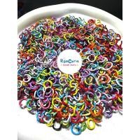 ราคา Roncria - 8 มม. Jump Ring Color Open Jump Ring 12x8 ขายส่งคละสี (47800567725)