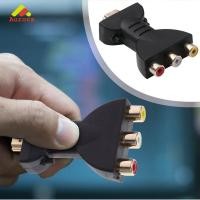 ราคา ตัวแปลง HDMI เป็น AV Full HD 1080P อะแดปเตอร์ขนาดเล็ก 3 สีเอาต์พุต RCA Audio Video Clear ภาพสําหรับ Analog TV HDMI เป็น AV Converter (56410825999)