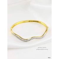 ราคา กำไลข้อมือเพชร cz งานหุ้มทอง 5 ไมครอนดีไซน์สวยน่ารัก (23822689536)