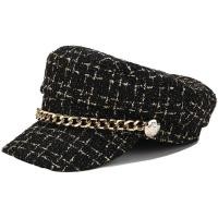 ราคา หมวกสไตล์ Newsboy Baker Boy ลายสก็อต Tweed กับ Cap สไตล์ Navy Sailor พร้อมโซ่ (55809185914)
