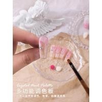 ราคา พาเลททําเล็บ กาวยาทาเล็บ จานสีสีน้ํา จานสีรอยเปื้อนทาสี กระดานแสดงผลทํางานสไตล์คริสตัลสไตล์ญี่ปุ่น (48358819280)