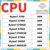 ราคา Ryzen7 5700 R7 5700G R7 5700GE R7 5700X R7 5700X3D R7 5750G R7 5800X3D AMD Ryzen 5000 โปรเซสเซอร์เดสก์ท็อป CPU ซ็อกเก็ต AM4 1331Pin (28971026743)