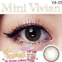 ราคา คอนแทคเลนส์ Kittykawaii : mini vivian brown ขนาดเท่าตา สีน้ำตาลอมเทา (785714810)