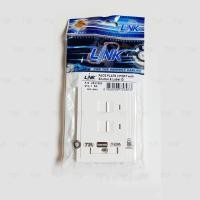 ราคา LINK US-2122A FACE PLATE 2 PORT w/ Shutter, Icon & Label ID, WHITE (1 Pcs.) / ฝาครอบ 2 ช่อง มี SHUTTER มีป้ายชื่อ & สัญล (10898049506)