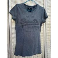 ราคา เสื้อยืดสีเทา มือสอง size S ยี่หัอ superdry (49909927797)