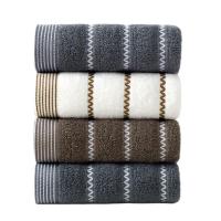 ราคา 1/2/3PCS Bathroom Cotton Towel Sets Household Towels Wave Bath Hand Face Towels Soft Absorbent Towels Towels Set (46309057462)