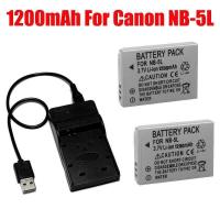 ราคา NB-5L แบตเตอรี่กล้อง NB 5L NB5L ขนาด 1200mAh สำหรับ Canon S110 SX200 SX210 SX220 SX230 IS HS IXUS 85 (46751239225)