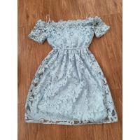 ราคา เดรสลูกไม้ ปาดไหล่ งานป้าย (9547505075)