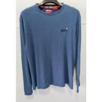 ราคา เสื้อแขนยาว superdry สีน้ำเงิน มือสอง size 2xl อก 46 นิ้ว (21691519559)