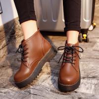 ราคา รองเท้าบูทมาร์ตินสไตล์อังกฤษ/Ankle boots รองเท้าบูทมาติน (40680786115)