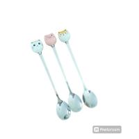 ราคา ช้อนกาแฟ หัวการ์ตูนและผลไม้ คละสีคละแบบ (22764490893)