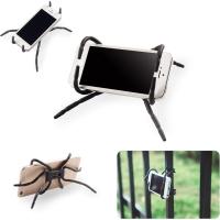 ราคา 2Pack Phone Holder Universal Multi-Function Flex Grip Holder Phone Car Holder Mount Stand สําหรับสมาร์ทโฟน (สีดํา) (48507424436)