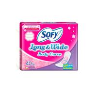 ราคา Sofy โซฟี ผ้าอนามัย ลองแอนด์ไวด์ บอดี้เคิร์ฟ มีกลิ่นหอม จำนวน 40 ชิ้น (54807328158)