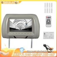 ราคา -ระบบความบันเทิงที่นั่งด้านหลัง 7 นิ้ว Headrest Monitor หน้าจอ Universal Multi-Media Player สําหรับ AV USB SD MP4 MP5 FM DVD LHD (50810430680)