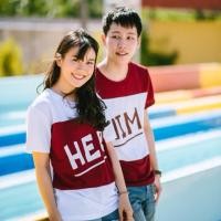 ราคา เสื้อคู่โปโล ลายHIMHER (7115240702)